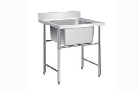 Sink Table/Single Sink Belt Right Scrubbing Tank