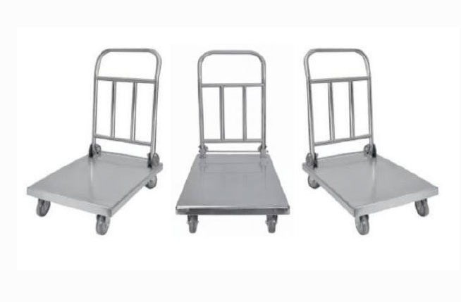 Folding Flatbed Car/Square Pipe Five-bucket collection car