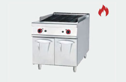 Gas Charbrolier & Cabinet